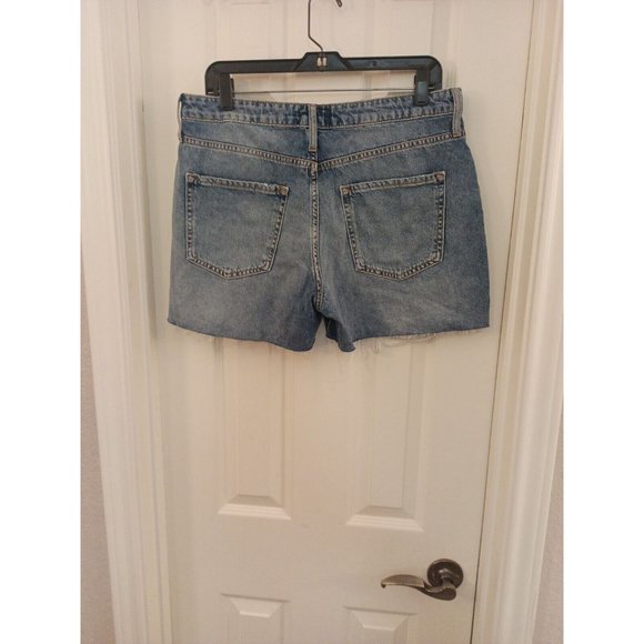 Women's Forever 21 Premium High-rise Distressed Cut Off Shorts Size 29 - Picture 6 of 8